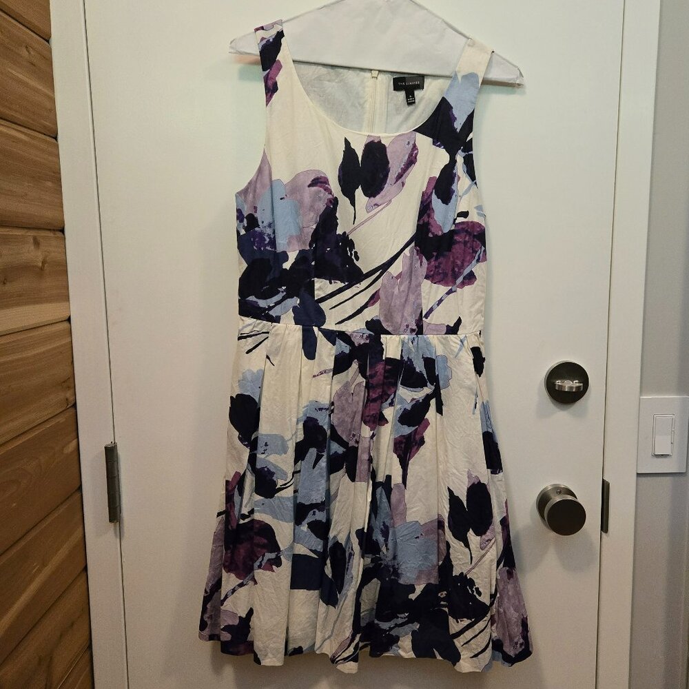 The Limited Cotton Floral Sleeveless Dress